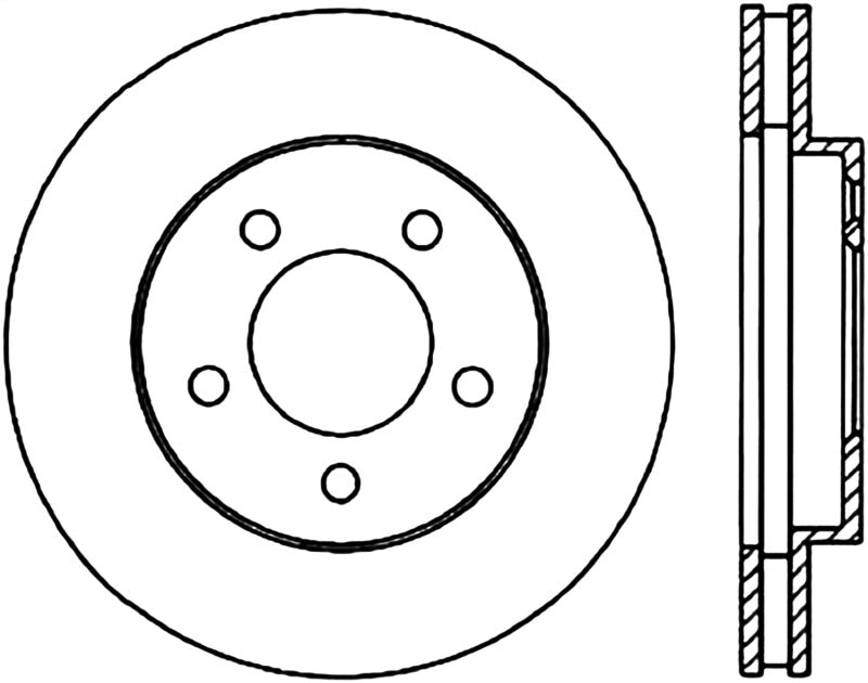 StopTech Drilled Sport Brake Rotor