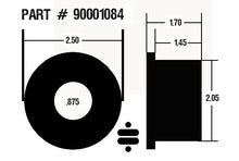 Load image into Gallery viewer, Ridetech 1.7in Wide Poly Bushing 7/8in ID