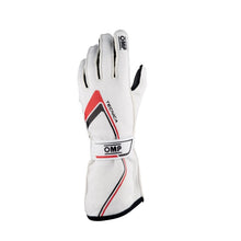 Load image into Gallery viewer, OMP Tecnica Gloves My2021 White - Size L (Fia 8856-2018)