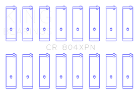 King Engine Bearings Ford 283 / 302 (Size STD) Performance Rod Bearing Set