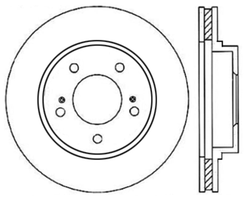 Stoptech 03-06 Lexus ES / 98-03 RX Front Cryo Performance Rotor