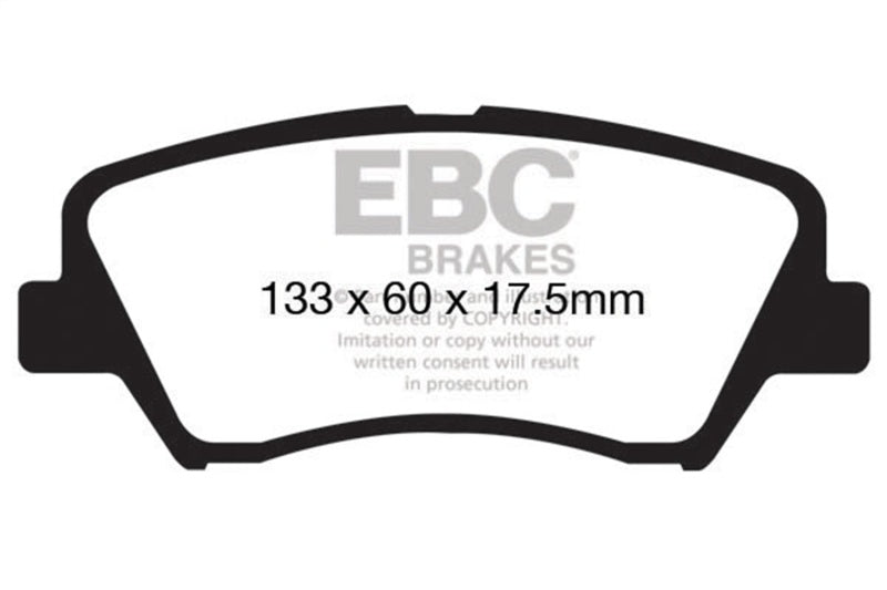 EBC 13+ Hyundai Elantra 1.8 Greenstuff Front Brake Pads