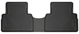 Husky Liners 2019 Hyundai Santa Fe WeatherBeater 2nd Row Black Floor Liners - GTR Auto
