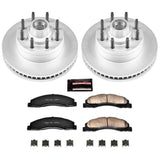 Power Stop 17-18 Ford E-450 Super Duty Front Z17 Coated Brake Kit