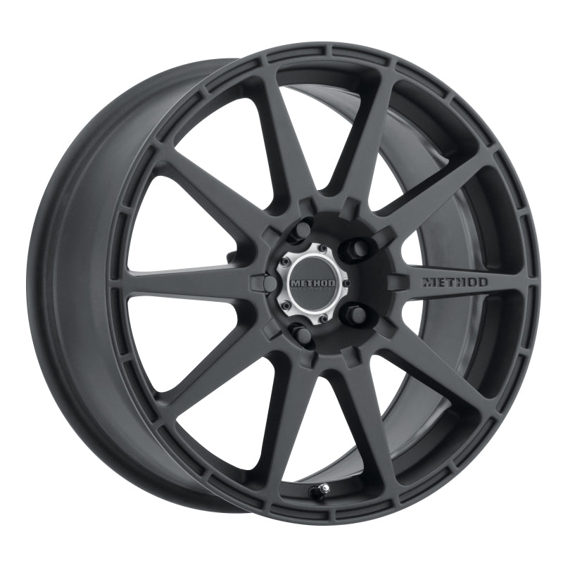 Method MR501 RALLY 17x8 +42mm Offset 5x100 67.1mm CB Matte Black Wheel