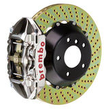 Brembo 05-10 Jetta GLI Front GTR BBK 4 Piston Billet 365x29 2pc Rotor Drilled-Nickel