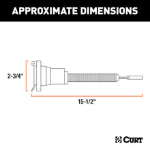 Load image into Gallery viewer, Curt Electrical Adapter (4-Way Flat Vehicle to 7-Way RV Blade Trailer)