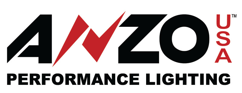ANZO 2012-2013 Hyundai Accent Projector Headlights w/ Halo Black (CCFL)