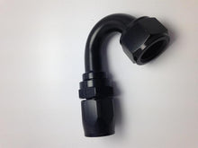 Load image into Gallery viewer, Fragola -6AN Nut x -8AN Hose 150 Degree Expanding Hose End - Black