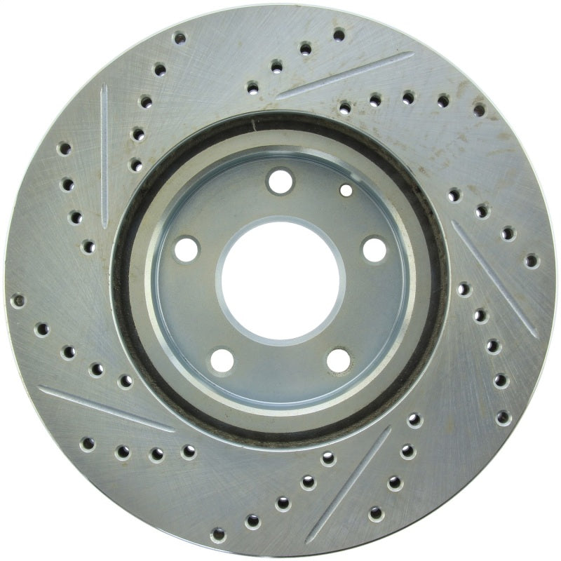 StopTech 13-15 / 17-18 Mazda CX-5 Select Sport Slotted & Drilled Front Left Rotor