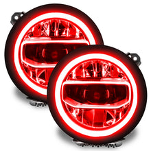 Load image into Gallery viewer, Oracle Jeep Wrangler JL/Gladiator JT RGB+W Headlight DRL Kit - ColorSHIFT w/o Controller