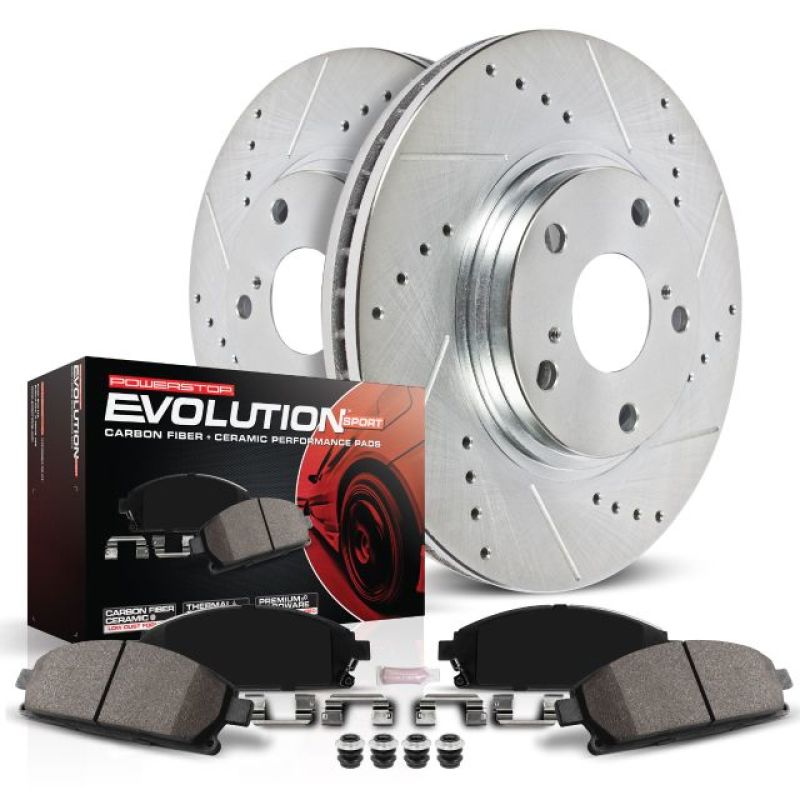 Power Stop 02-05 BMW 745i Front Z23 Evolution Sport Brake Kit