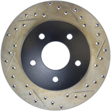Load image into Gallery viewer, StopTech Sport Drilled &amp; Slotted Rotor- Rear Left