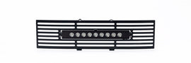 Putco 11-14 Ford F-150 - EcoBoost Bumper Grille Inserts - Black SS Bar and 10in Luminix Light Bar