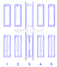 Load image into Gallery viewer, King Engine Bearings Ford 370ci/429ci/460ci 16v OHV Crankshaft Main Bearing Set (Set of 5)