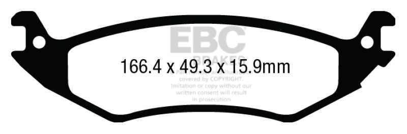 EBC 04-07 Ford Econoline E150 4.6 Ultimax2 Rear Brake Pads