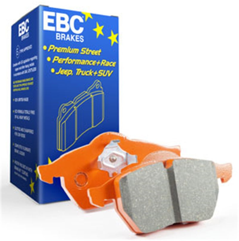 EBC 01-03 Porsche 911 (996) (Cast Iron Rotor only) 3.6 Twin Turbo GT2 Orangestuff Front Brake Pads