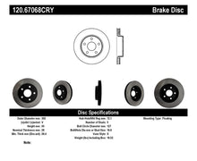 Load image into Gallery viewer, Stoptech 07-14 Jeep Wrangler Performance Front Cryo Brake Rotor