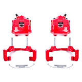 Power Stop 2000 BMW 323Ci Rear Red Calipers w/Brackets - Pair