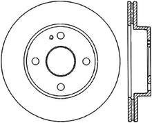 Load image into Gallery viewer, StopTech Power Slot 89-93 Mazda Miata SportStop Cryo Slotted Front Left Rotor