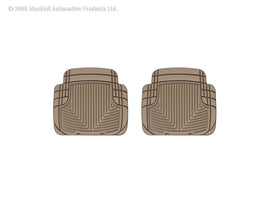 WeatherTech 99 BMW M3 Convertible Rear Rubber Mats - Tan - GTR Auto