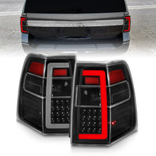 Load image into Gallery viewer, ANZO 07-17 Ford Expedition LED Taillights w/ Light Bar Black Housing Clear Lens