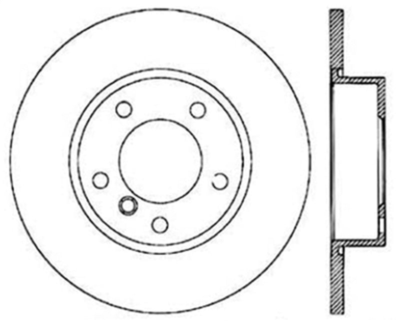 StopTech Slotted & Drilled Sport Brake Rotor