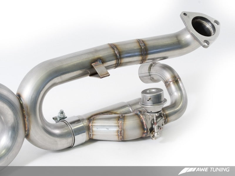 AWE Tuning Porsche 991 SwitchPath Exhaust for Non-PSE Cars Chrome Silver Tips