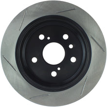 Load image into Gallery viewer, StopTech Power Slot 92-01 Toyota Camry 6cyl / 97-01 Lexus E Series Rear Left SportStop Slotted Roto