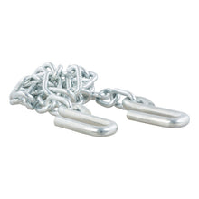 Load image into Gallery viewer, Curt 48in Safety Chain w/2 S-Hooks (5000lbs Clear Zinc Packaged)