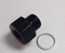 Load image into Gallery viewer, Fragola 1/2in NPT Oil Temp Adapter Black