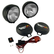 Load image into Gallery viewer, Rugged Ridge 6-In Round HID Light Kit Pair Black Steel Housing