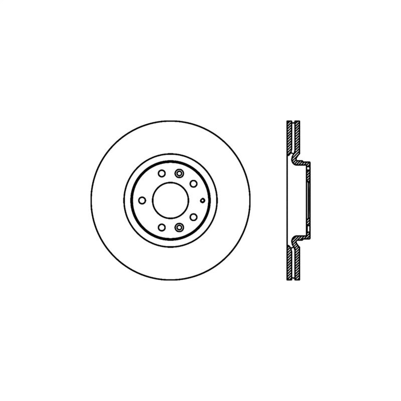 Stoptech 06-07 Mazdaspeed 6 Front High-Carbon CRYO-STOP Rotor