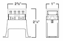 Load image into Gallery viewer, Hella Fuse Box 4 Way Axial Single