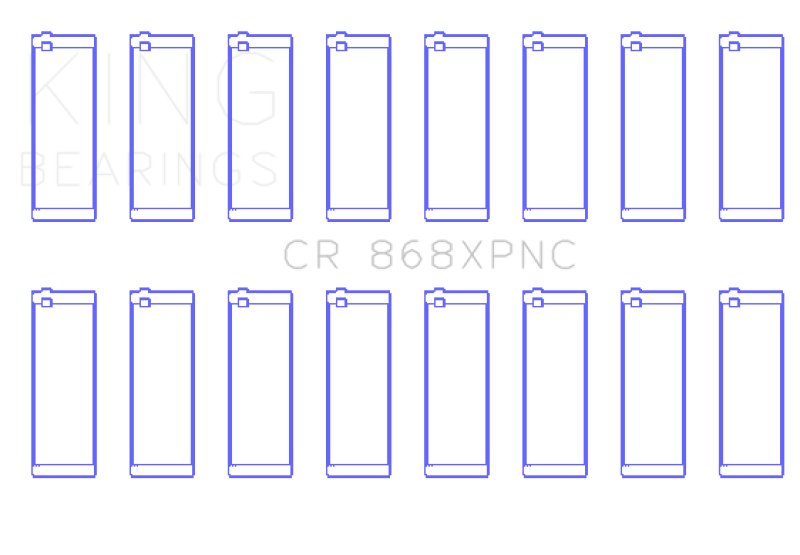 King Ford 4.6L/5.4L V8 SOHC (Size STDX) Performance Coated Rod Bearing Set - Size STDX - GTR Auto