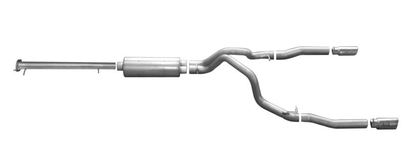 Gibson 15-19 GMC Sierra 2500 HD Base 6.0L 3in Cat-Back Dual Split Exhaust - Stainless