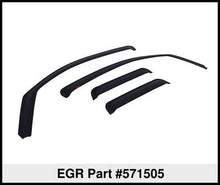 Load image into Gallery viewer, EGR 07-13 Chev Silverado/GMC Sierra Ext Cab In-Channel Window Visors - Set of 4 - Matte