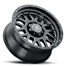 Load image into Gallery viewer, ICON Alpha 20x9 5x150 16mm Offset 5.625in BS Gloss Black Milled Spokes Wheel