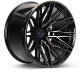 Vossen HF6-5 22x12 / 6x139.7 / ET-44 / Ultra Deep Face / 106.1 - Tinted Gloss Black Wheel