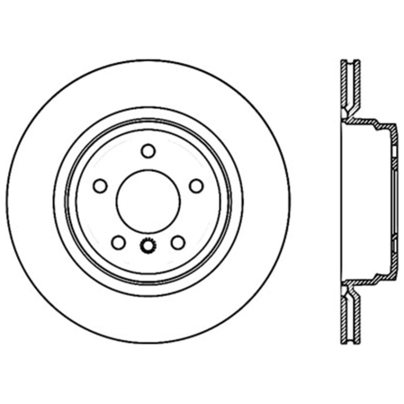 Stoptech 06 BMW 330xi/330i/07-08 335xi/07-11 335i/09-11 335ixDrive Rear CRYO-STOP Rotor