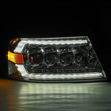 Load image into Gallery viewer, AlphaRex 04-08 Ford F150 / 06-08 Lincoln Mark LT NOVA LED Proj Headlights Chrome w/Activ Light/Seq