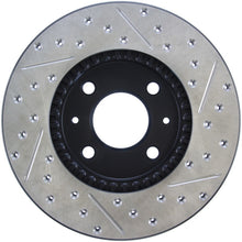 Load image into Gallery viewer, StopTech 95-99 Nissan 200SX / 98-99 Sentra (Exc Wagon) Slotted &amp; Drilled Right Front Rotor
