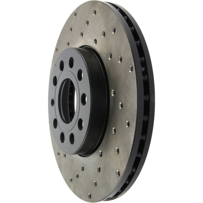 StopTech 05-10 VW Jetta (Exc Wagon) / 09-10 Jetta Wagon /07-10 Rabbit Drilled Cryo Right Front Rotor