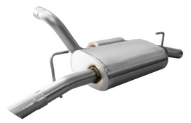 Corsa 2018-2025 Jeep Wrangler JL 2.5in Dual Rear Turn Down Exit Touring Axle-Back Exhaust