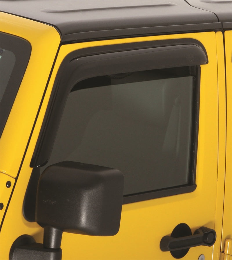 Rampage 2007-2018 Jeep Wrangler(JK) 2-Door Only Ventvisor - Smoke