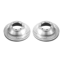 Load image into Gallery viewer, Power Stop 17-18 Ford E-450 Super Duty Rear Drilled &amp; Slotted Rotor - Pair