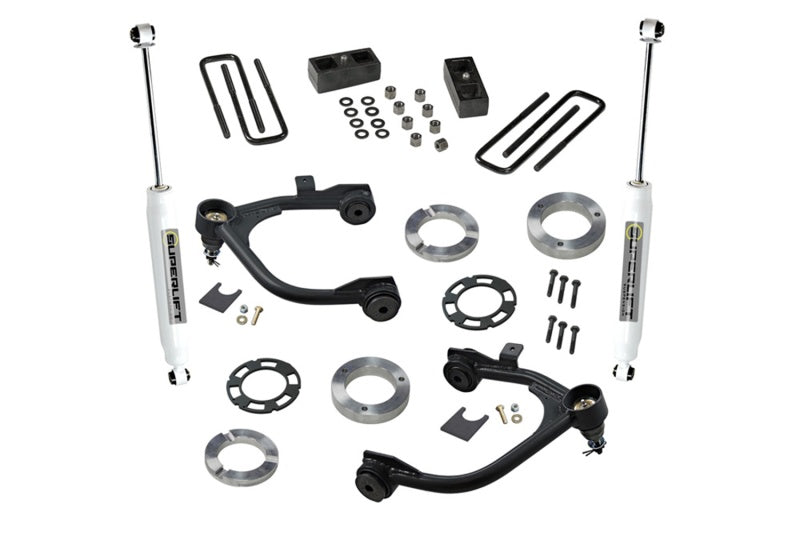 Superlift 19-20 Chevy Silverado 1500 (New Body) 3in GM Lift Kit 2WD and 4WD w/ Superlift Shocks