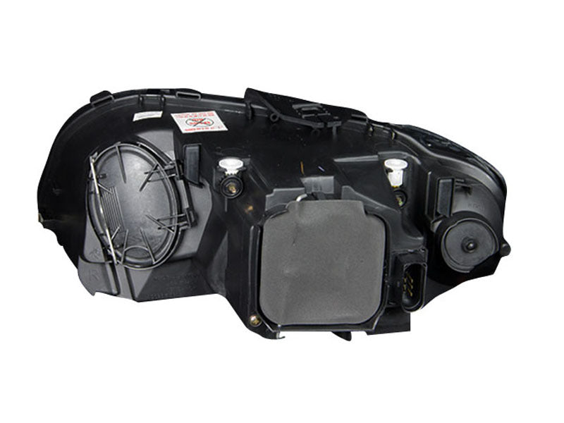 ANZO 2006-2008 Audi A3 Projector Headlights Black (R8 LED Style)