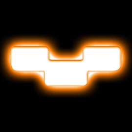 ORACLE Lighting Universal Illuminated LED Letter Badges - Matte Wht Surface Finish - Y