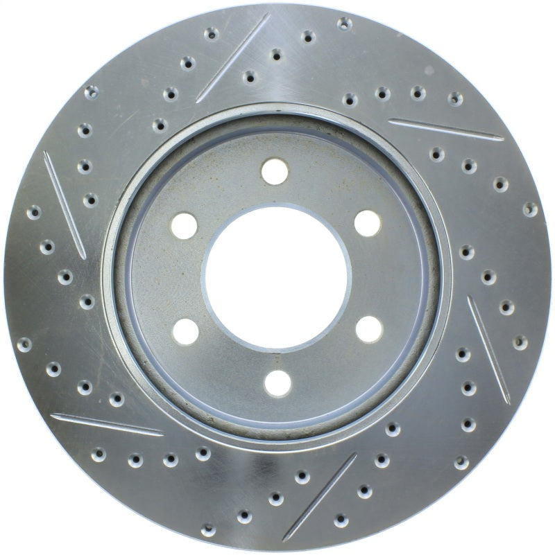 StopTech 02-06 Ford Expedition / 02-06 Lincoln Navigator Sport Slotted & Drilled Front Left Rotor